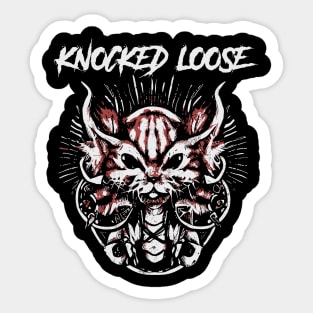 knocked loose dark fox Sticker